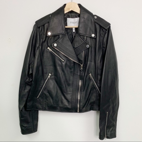 10 Crosby Derek Lam Jackets & Blazers - 10 Crosby Derek Lam genuine leather moto jacket black Sz XXL NWT